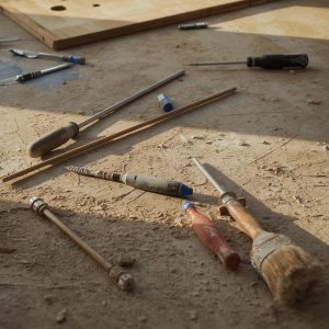 Huis kopen, verbouwen en nestelen met klusgereedschap.